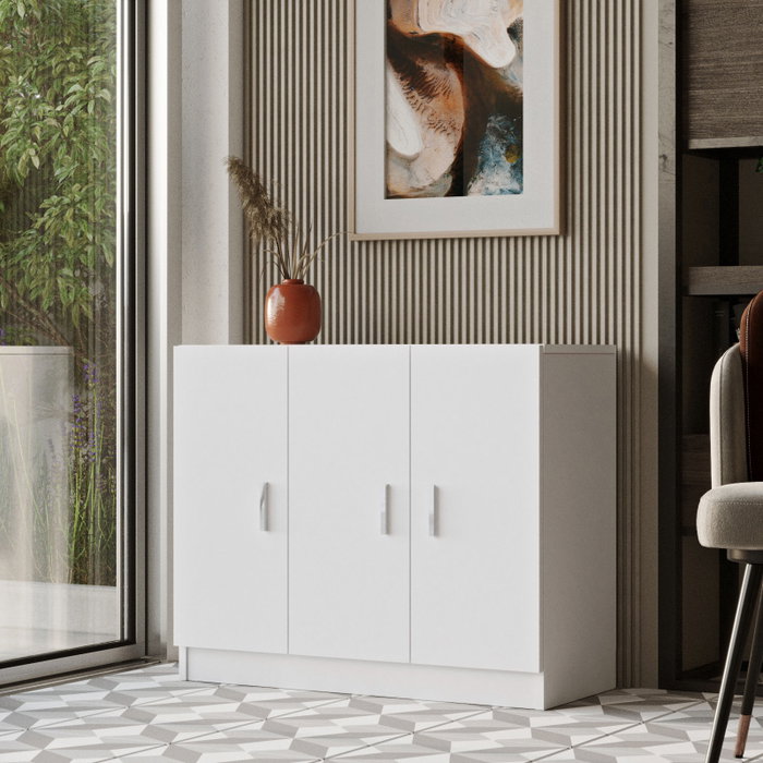 Hanah Home Vo14-W Conjunto de Muebles de Oficina Blanco